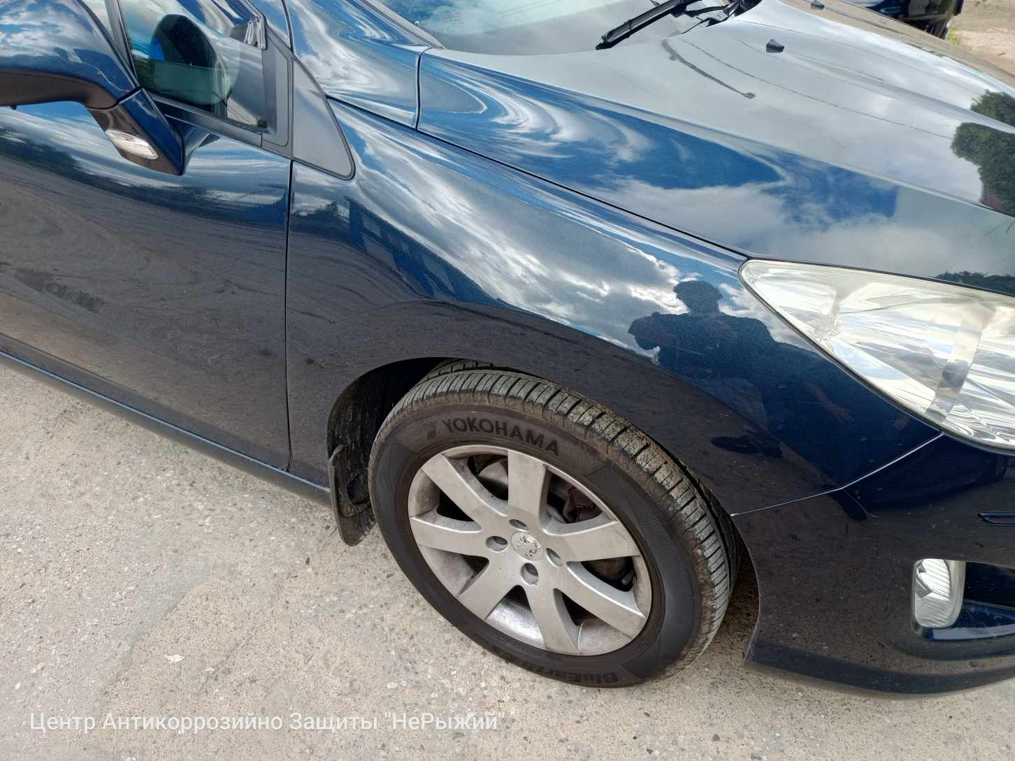Автомобиль Peugeot 408 II, этап: Приемка автомобиля. Антикоррозийная обработка в Москве и МО — НеРыжий